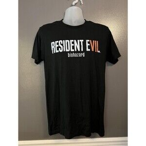 Resident Evil biohazard Shirt Mens Medium 20th Anniversary Capcom Horror Game